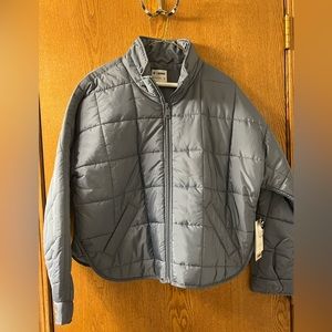Steel Blue Lightweight Puffer Jacket